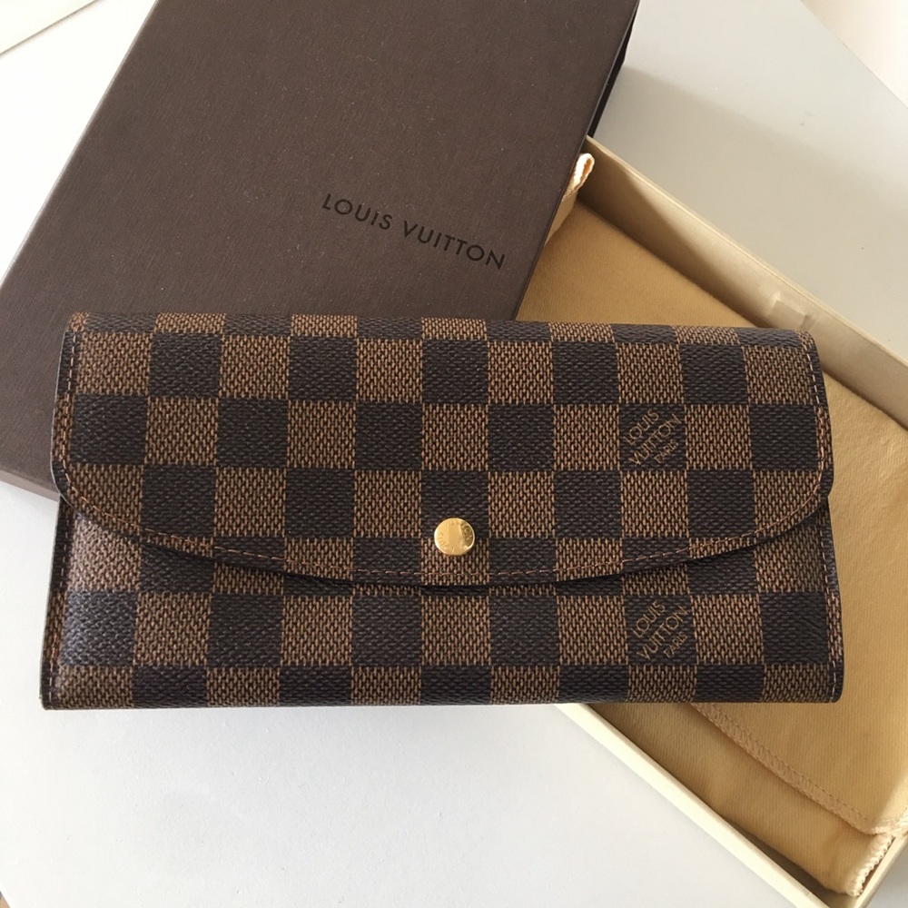Louis Vuitton Damier Ebene Emile Wallet